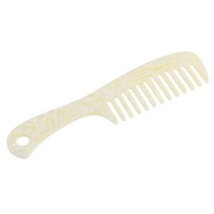 1 Pc Hair Detangling Comb Wide Tooth Anti-Static for Wet and Dry Beige